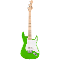 Fender Squier Sonic FSR Stratocaster H MN White Pickguard Lime Green