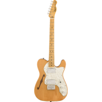 Fender Squier Classic Vibe '70s Telecaster Thinline Electric Guitar in Natural