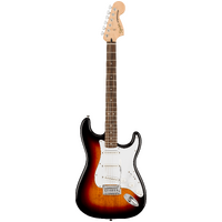 FENDER SQUIER AFFINITY SERIES STRATOCASTER BROWN SUNBURST ELECTRIC GUITAR