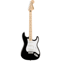 FENDER SQUIER AFFINITY SERIES STRATOCASTER BLACK ELECTRIC GUITAR