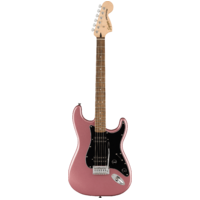 FENDER SQUIER AFFINITY SERIES STRATOCASTER HH ELECTRIC GUITAR BURGUNDY MIST