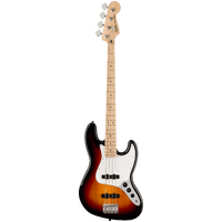 FENDER SQUIER AFFINITY SERIES JAZZ BASS GUITAR -  3 TONE SUNBURST