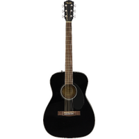 FENDER CC-60S CONCERT PACK V2 BLACK ACOUSTIC GUITAR