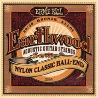 Ernie Ball 2069 Earthwood Folk Nylon Ball End, .028 - .042