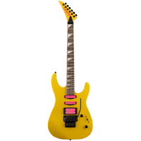 Jackson X Series Dinky DK3XR HSS Electric Guitar in Caution Yellow