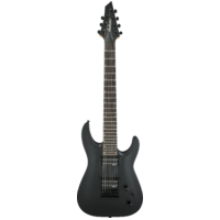 JS22-7 Dinky Jackson Amaranth FB Satin Black Electric Guitar