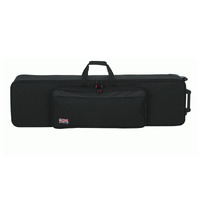 GATOR GK-76 FOAM 76-NOTE KEYBOARD CASE W/ WHEELS