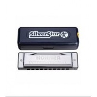 Hohner 504B Silver Star 10 Hole Diatonic B Key Harmonica