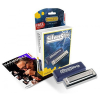Hohner Enthusiast Series Silverstar Harmonica in the Key of Bb