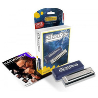 Hohner Enthusiast Series Silverstar Harmonica in the Key of D