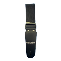 Guitar Strap - Polyester Webbing - BLACK