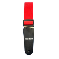 Guitar Strap - Polyester Webbing - RED
