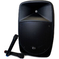 Leem APR12 Portable PA Speaker System with 2x Wireless Microphones