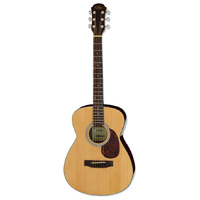 Aria ADF-01 Series Folk Body Acoustic Guitar in Gloss Natural