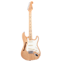 SX ASH2HNA Semi Hollow ‘ST’ Style Electric Guitar with Ash Body