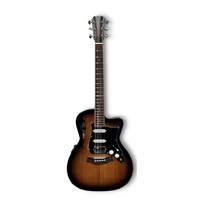 Cole Clark True Hybrid Studio Thinline Acoustic/Electric Guitar CCSTL1EC-MMAH-HSS