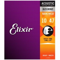 ELIXIR  NANOWEB 80/20 EXTRA LIGHT 10 - 47