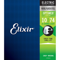 Elixir 19062 Optiweb 8-String Electric Light 10-74