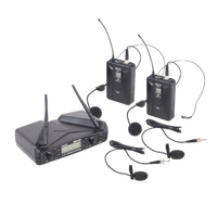 Eikon Dual Headset & Lapel Wireless Microphone System 516-562Mhz