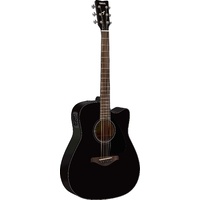 Yamaha FGX800C Black Acoustic/Electric Guitar