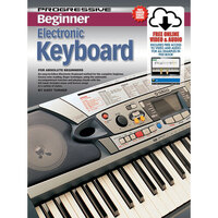 Progressive Beginner Keyboard Colour Edition Book/Online Media 