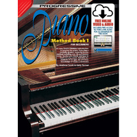 Progressive Piano Method  Book 1 Book/Online Video & Audio
