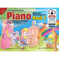 Progressive Piano Book 1 for Young Beginners Book/Online Video & Audio