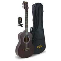 Kohala Baritone Player's Pack with Ukulele, Bag and Tuner in Natural Satin Finish