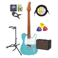 Northstar Electric Guitar, Amp & Accessories Package - Cadillac Blue  T-Style