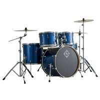 DIXON SPARK SERIES DRUM KIT 5-PIECE OCEAN BLUE SPARKLE