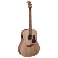 Pratley SL Dreadnought Solid Top Qld Blue Fig, Layered Maple Back & Sides w/pickup