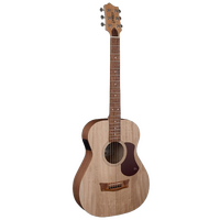 Pratley SL Mini Solid Top Qld Blue Fig, Layered Maple Back & Sides w/pickup