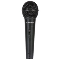 Peavey PVi100 Dynamic Cardioid Microphone in Black with XLR-XLR Cable