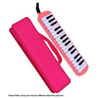 QM Musical 32-Key Melodica in Pink with Bag