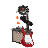 AROMA + TANGLEWOOD ELECTRIC GUITAR AND AMP PACKAGE DEAL - RED