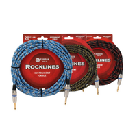 CARSON ROCKLINE 20FT BRAIDED INSTRUMENT CABLES