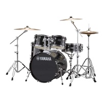 Yamaha Rydeen 5 Piece Fusion Drum Kit in Black Glitter
