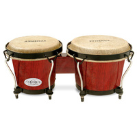 Toca 6 & 6-3/4" Synergy Series Wooden Bongos in Rio Red