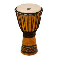 Toca Origins Series Wooden Djembe 8" Synthetic Head in Celtic Knot