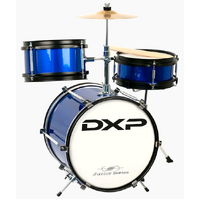 DXP JUNIOR DRUM KIT 3-PIECE METALLIC BLUE