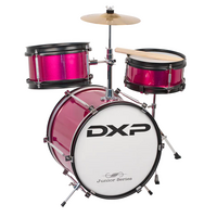 DXP JUNIOR DRUM KIT 3-PIECE METALLIC PINK