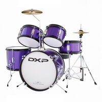 DXP JUNIOR DRUM KIT 5-PIECE METALLIC PURPLE