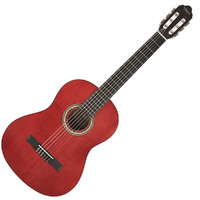 Valencia 4/4 Full Size Student Guitar (Wine Red)