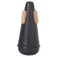 Trumpet Mute Straight Aluminium Black