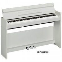 Yamaha YDPS34WH Slimline Digital Piano White 